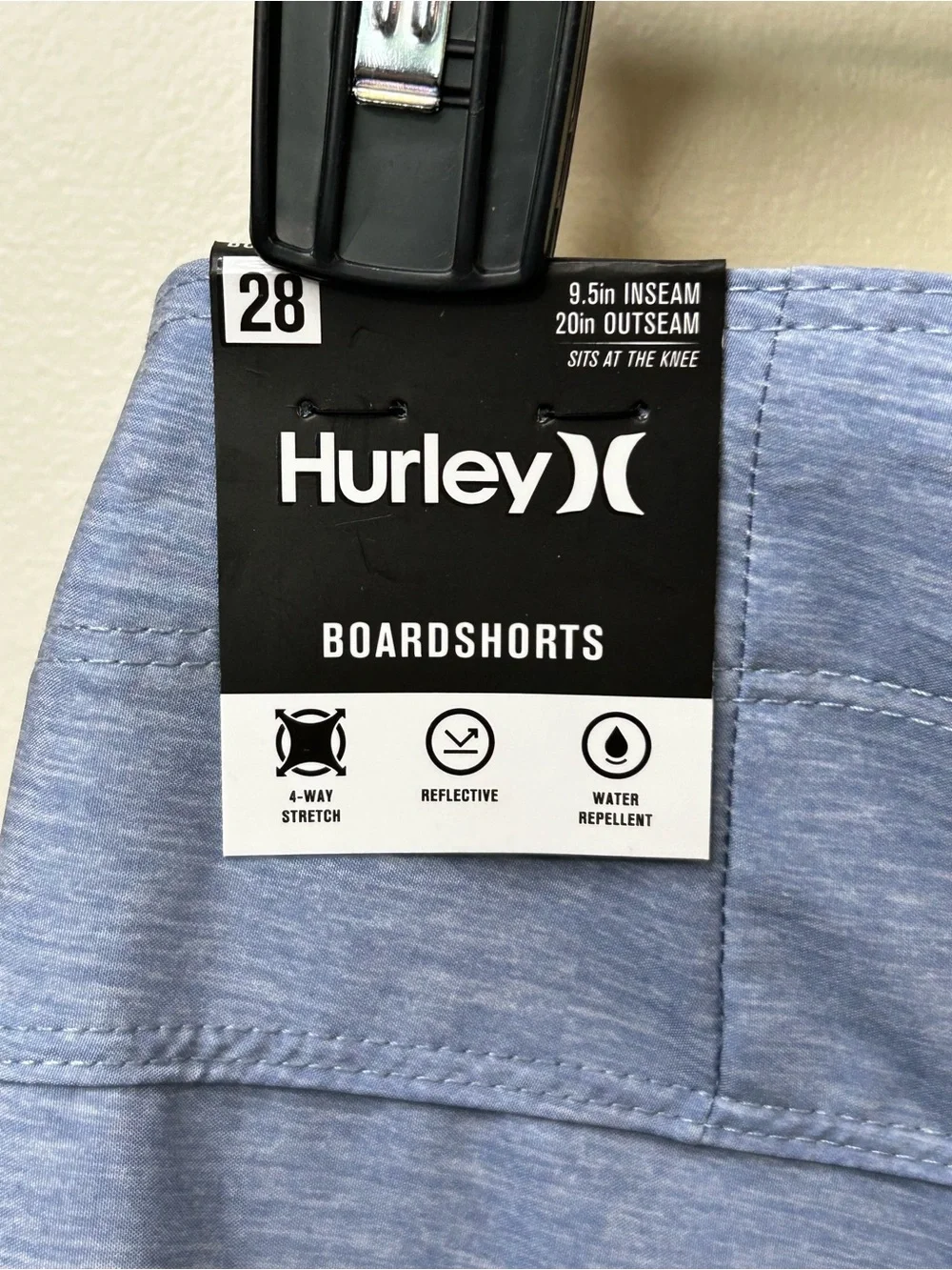New Blue & Grey Color Block Board shorts